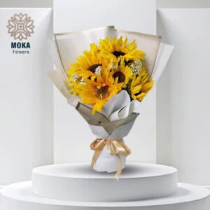 Sun flowers bouquet - Code 21