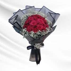Red bouquet, excellent packaging_code_69