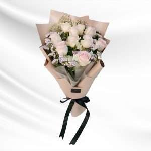 Rose bouquet with baby flower_code_ 70