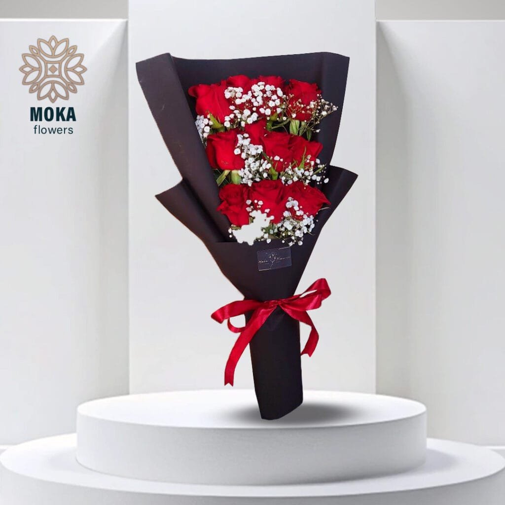 (a2) Red roses
