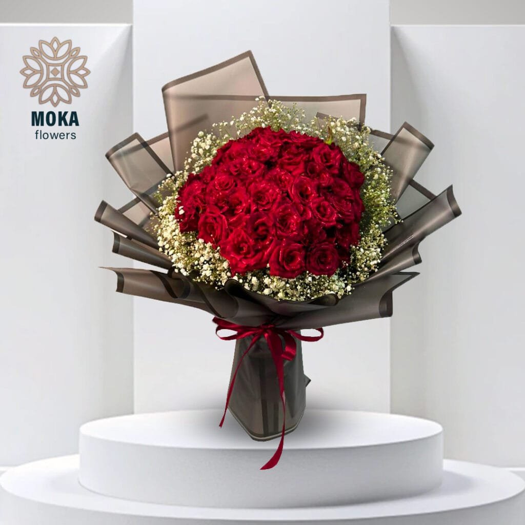 (a19) Red roses
