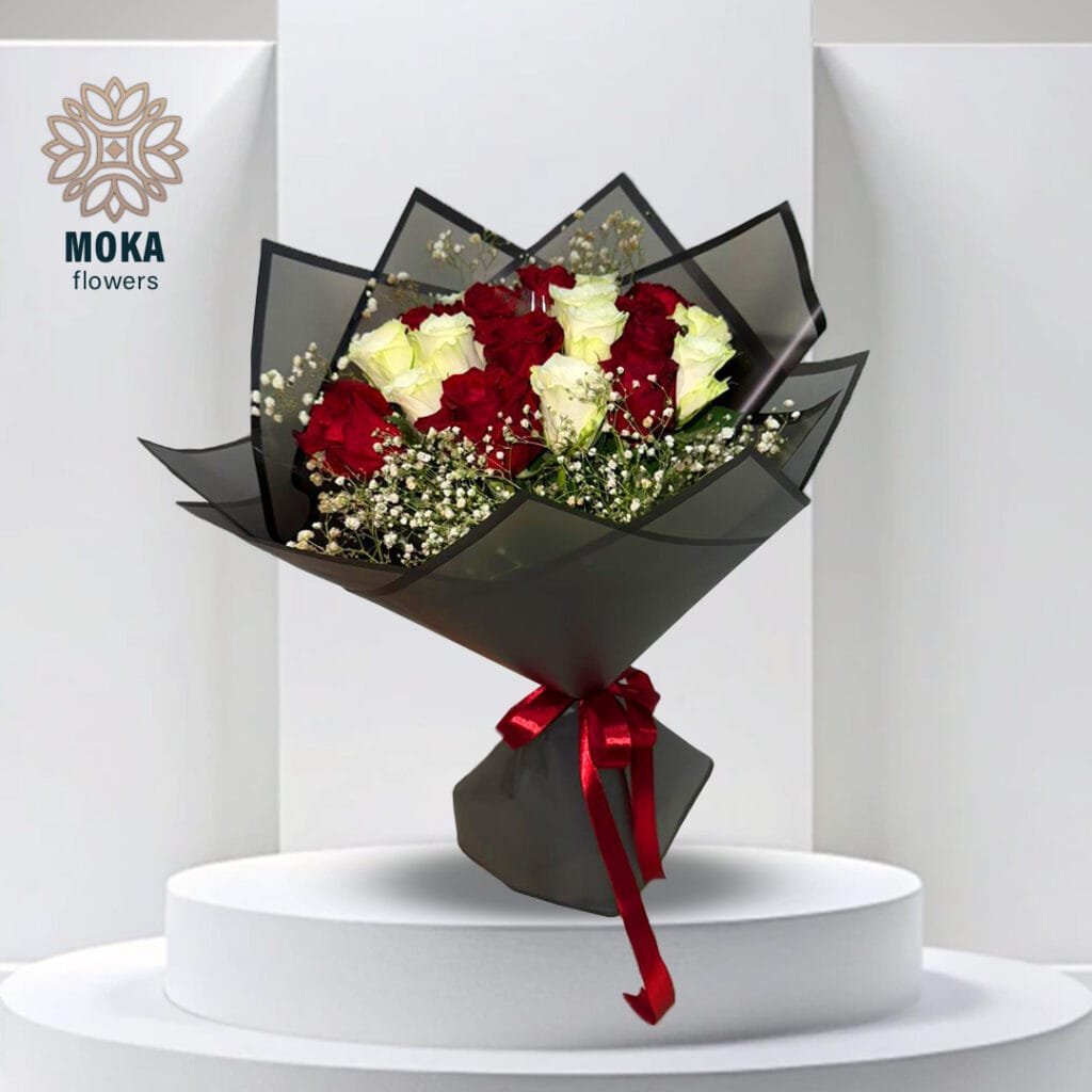 (a10) Red flowers