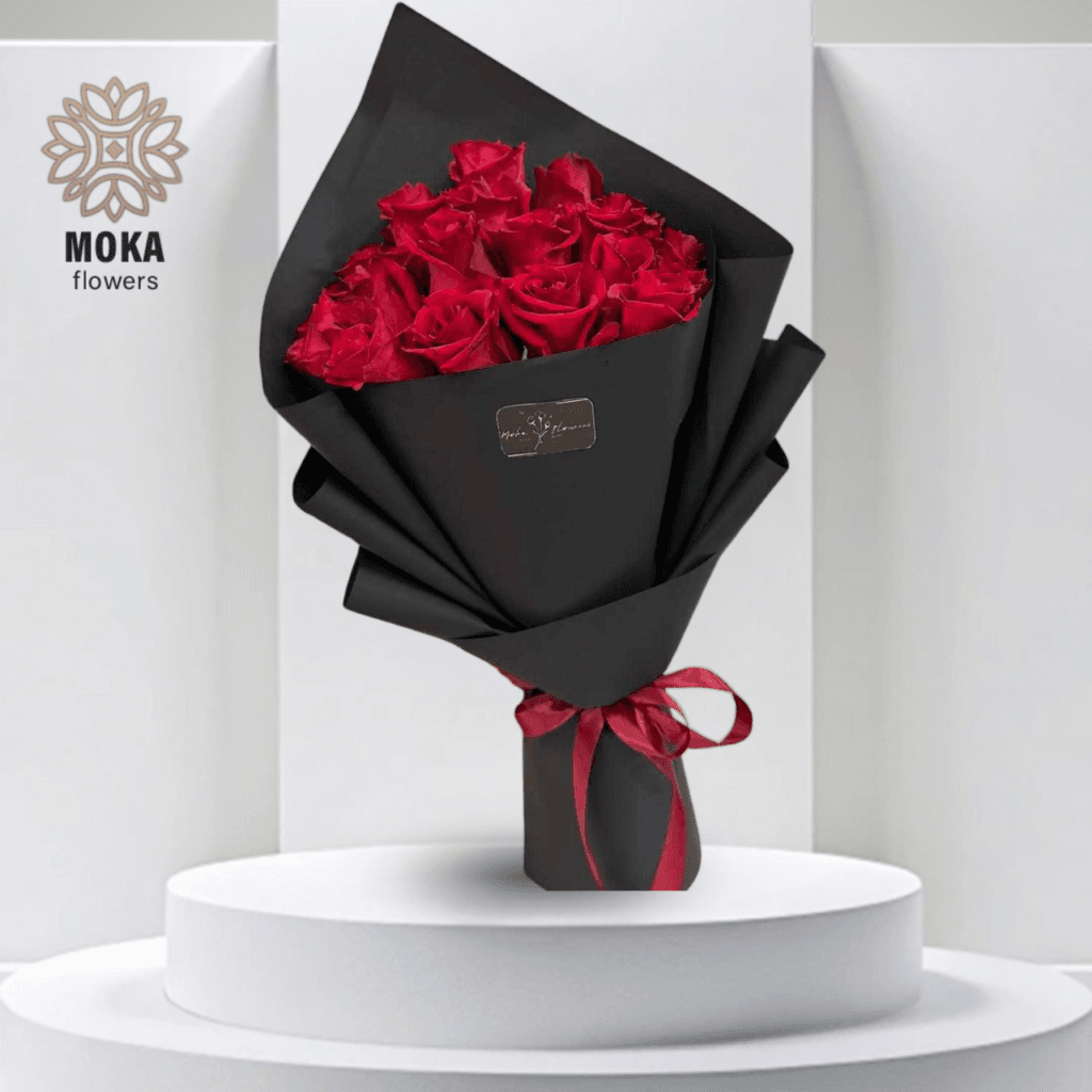 Imported red roses