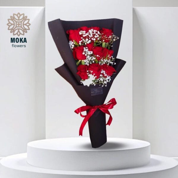 (a2) Red roses